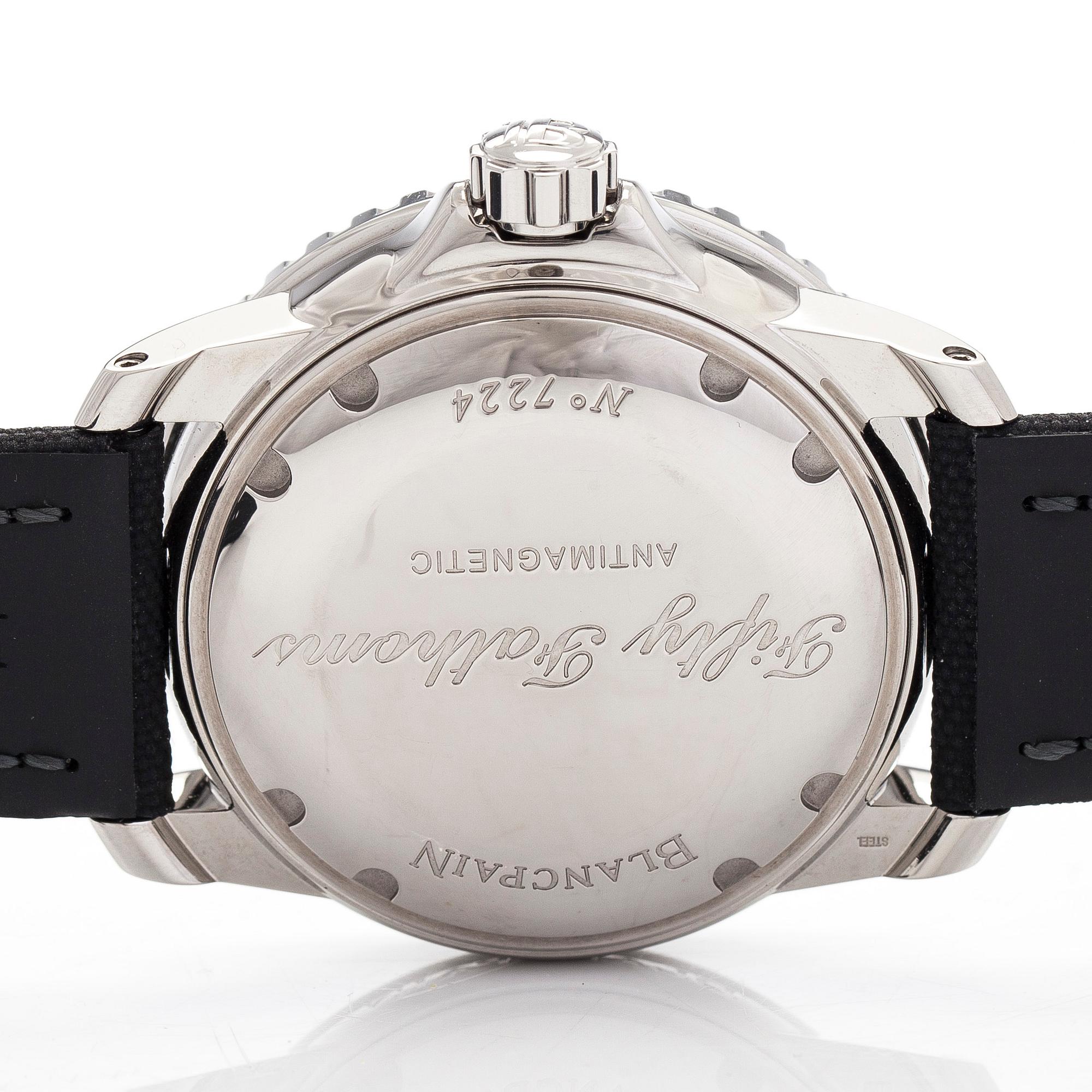 Blancpain, Fifty Fathoms, wristwatch, 45 mm.