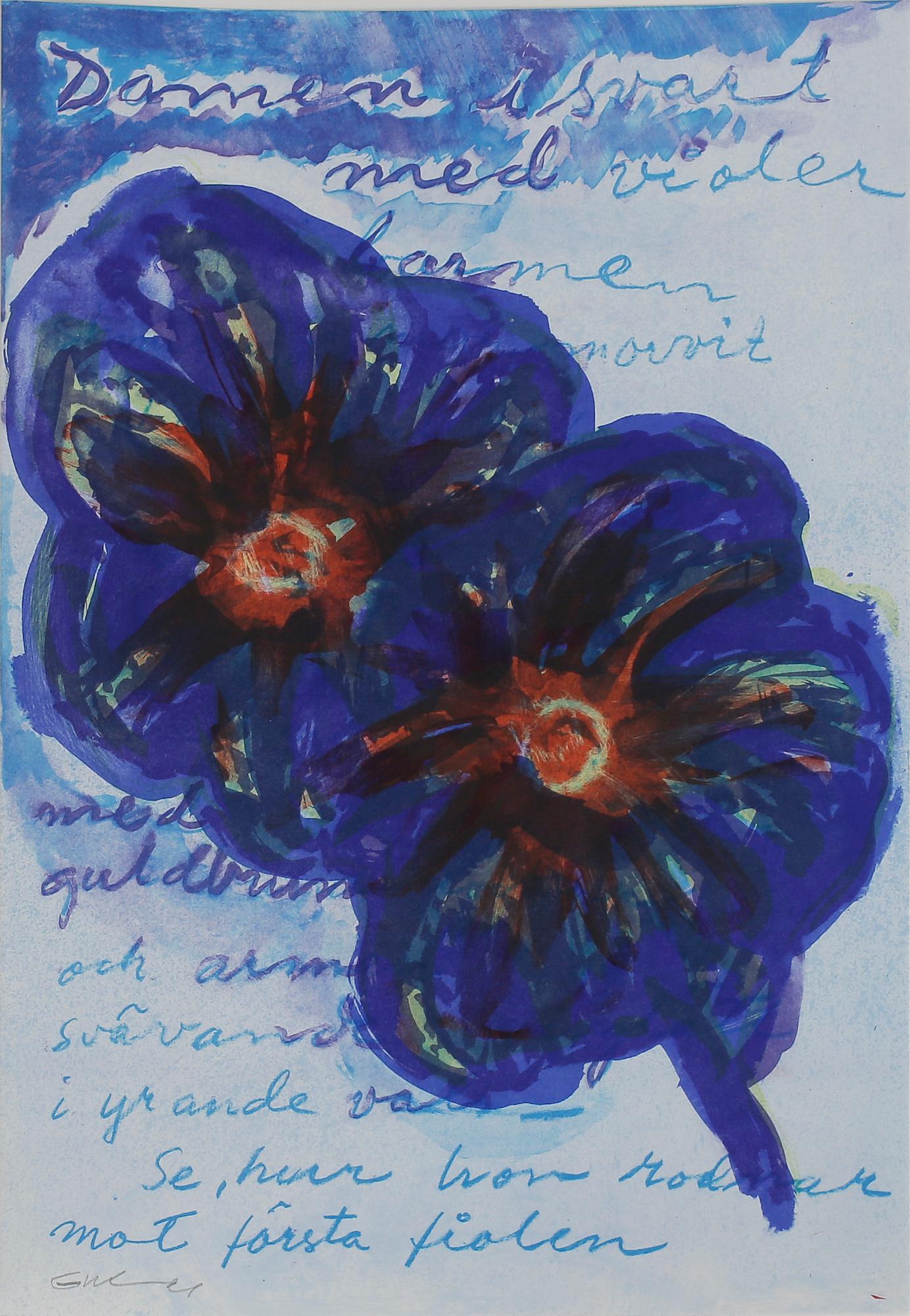 GÖSTA WERNER, 2 kassetter med 61 signerade färglitografier.