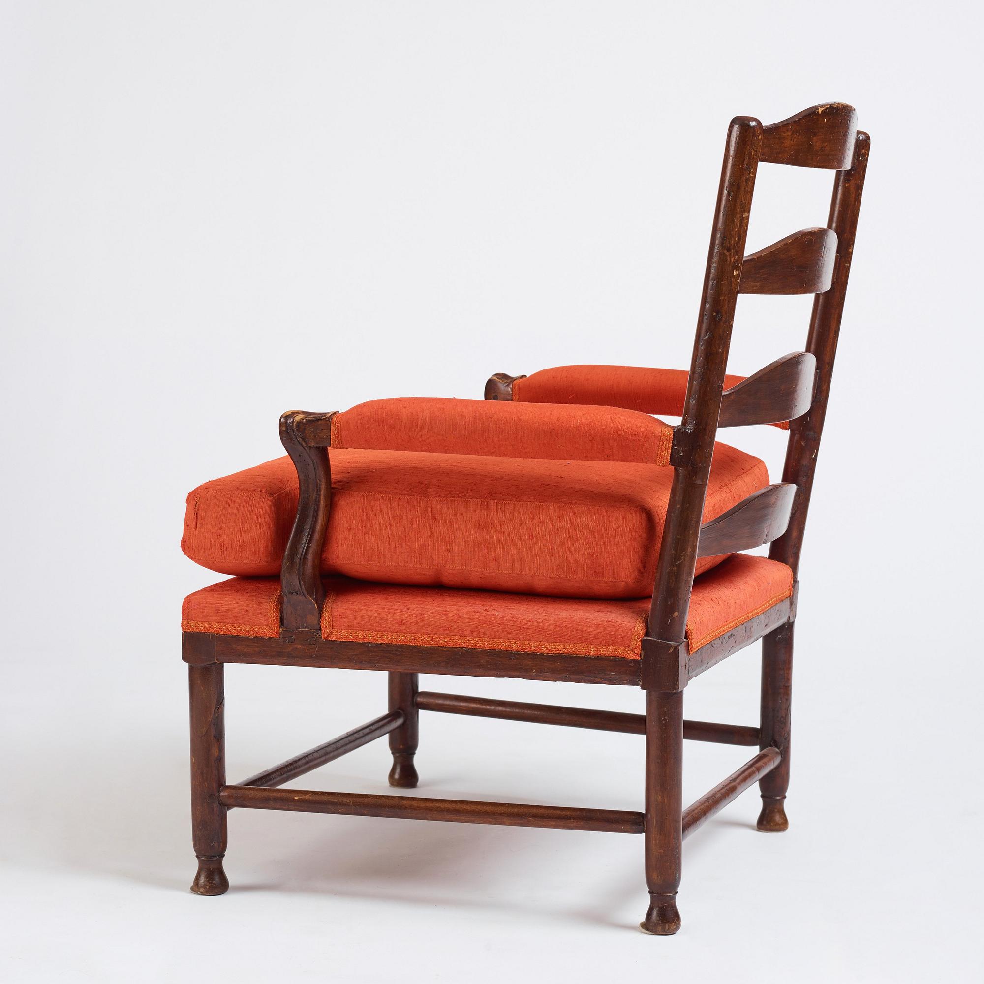 A Gustavian "Gripsholm" armchair, second part of the 18th century.