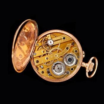 FICKUR, 14 k guld, sekelskiftet 1900.