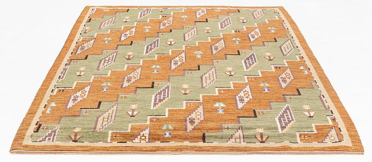 Märtha Gahn, a carpet, knotted pile, ca 272 x 182 cm, signed MG.
