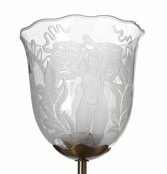 GOLVLAMPA, Glössner & Co, Stockholm 1940-tal.