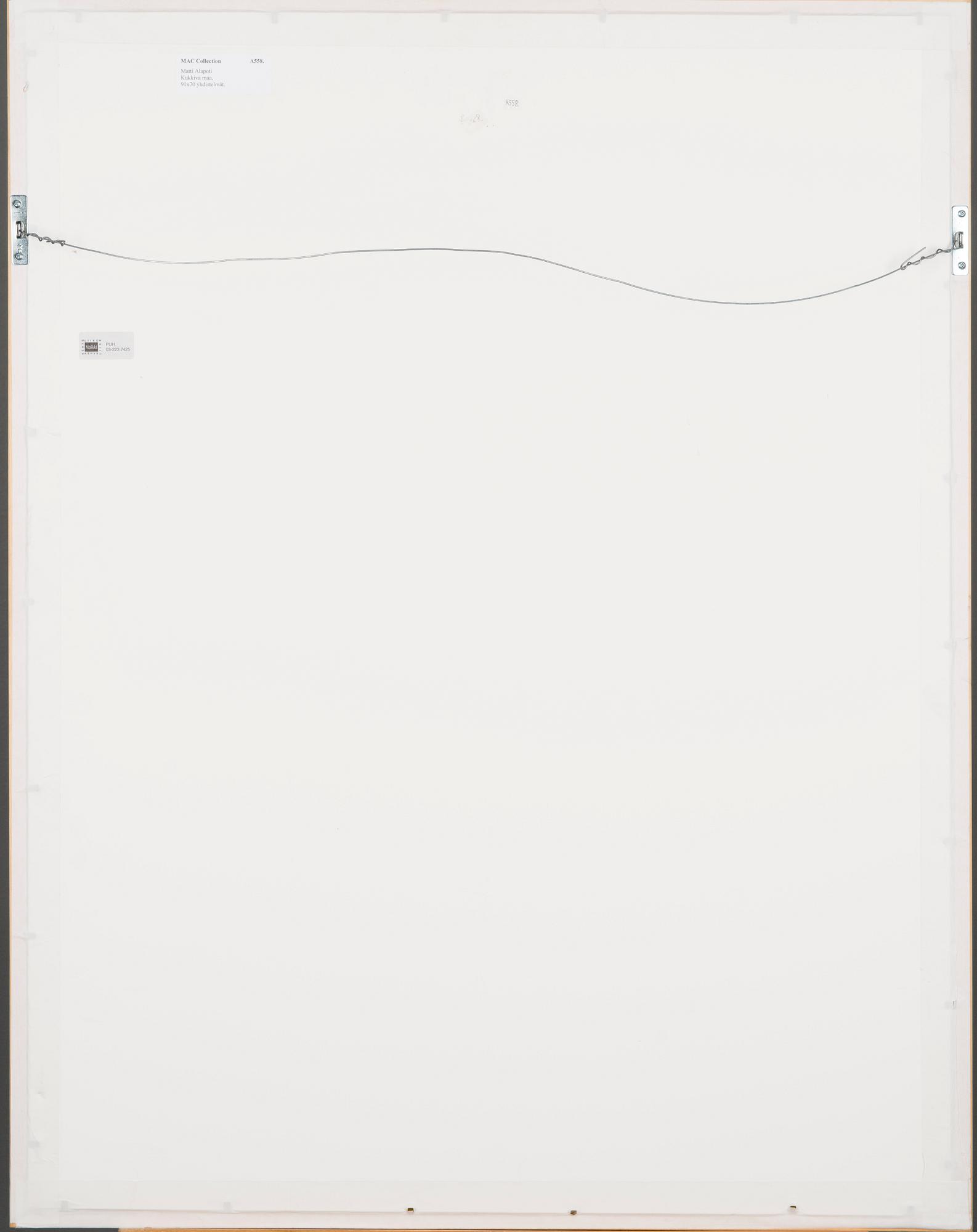 MATTI ALAPOTI, blandteknik, signerad.