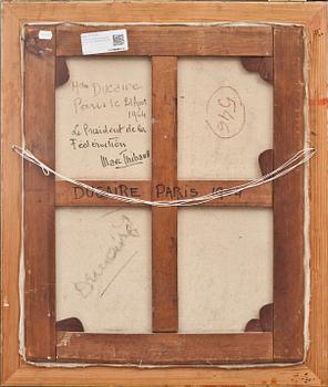 MARYSE DUCAIRE-ROQUE, olja på duk, signerad a tergo.