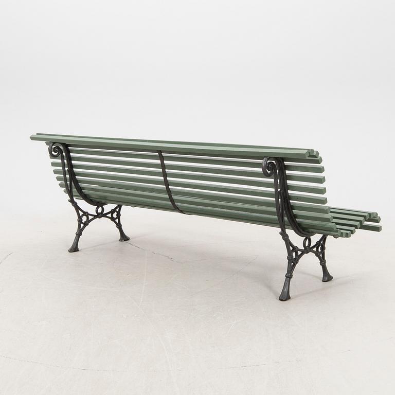 A park bench first half of the 20th century.