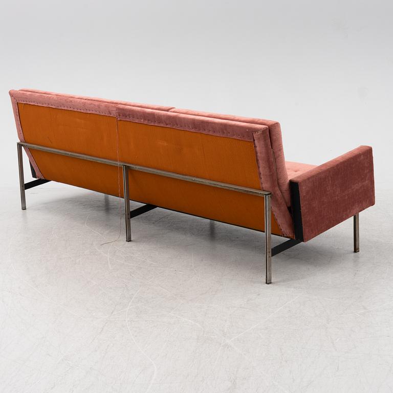 Florence Knoll, soffa, "Parallel Bar", Knoll, möjligen licenstillverkad av Nordiska Kompaniet, 1950/60-tal.