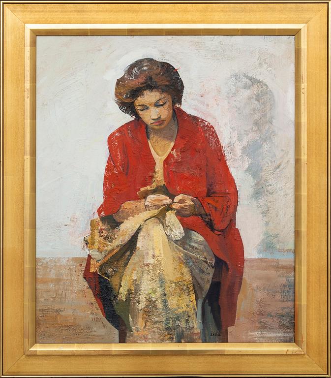 JACQUES ZADIG, oil on canvas signed.