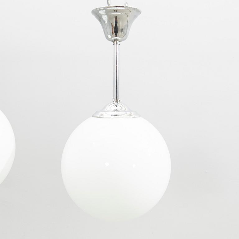 Ceiling lamps a pair 20th century.