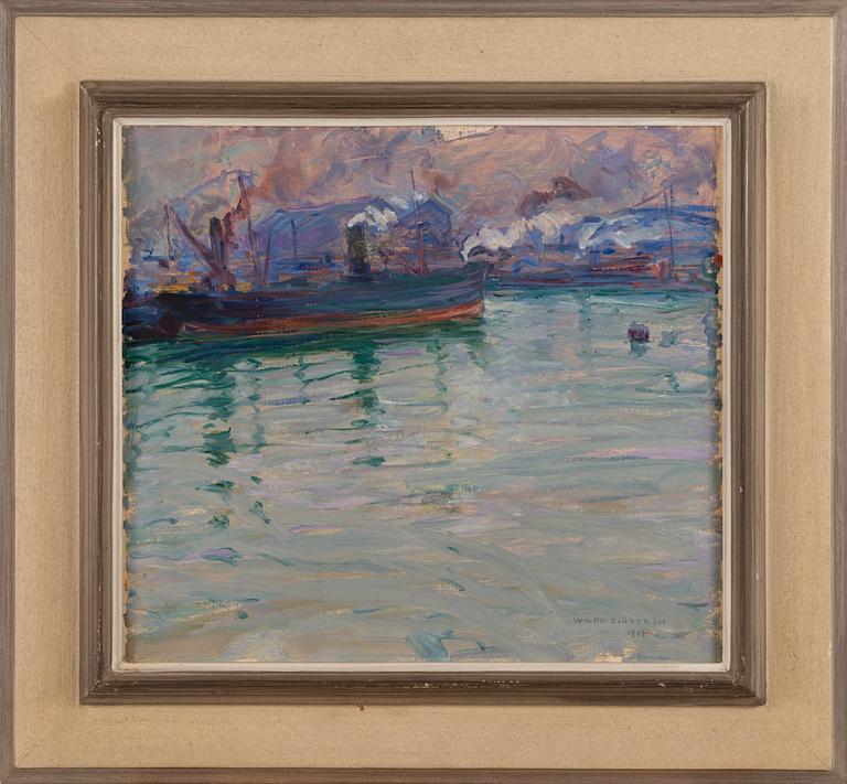 WILHO SJÖSTRÖM, olja på duk, signerad och daterad 1917.