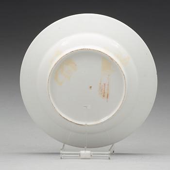 An armorial dinner plate, Darte, Paris, 19th Century.