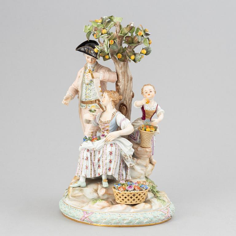 A Meissen porcelain figurine, second half of the 19th-century.