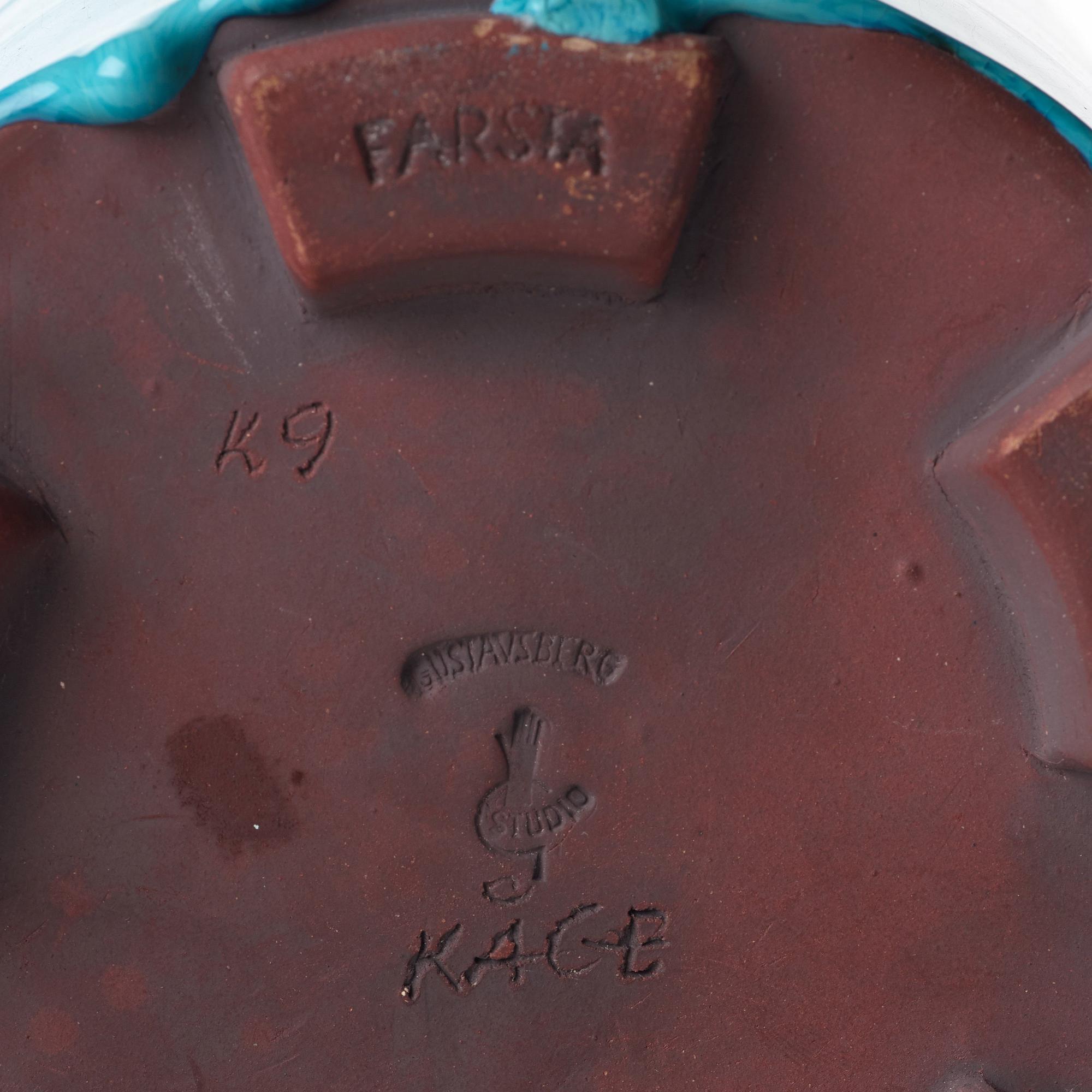 Wilhelm Kåge, vas, "Farsta", Gustavsbergs studio 1960.