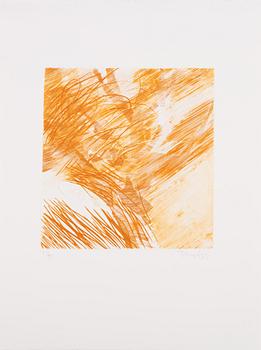 Ulf Trotzig, "King Sweeney", portfolio with nine colour etchings.