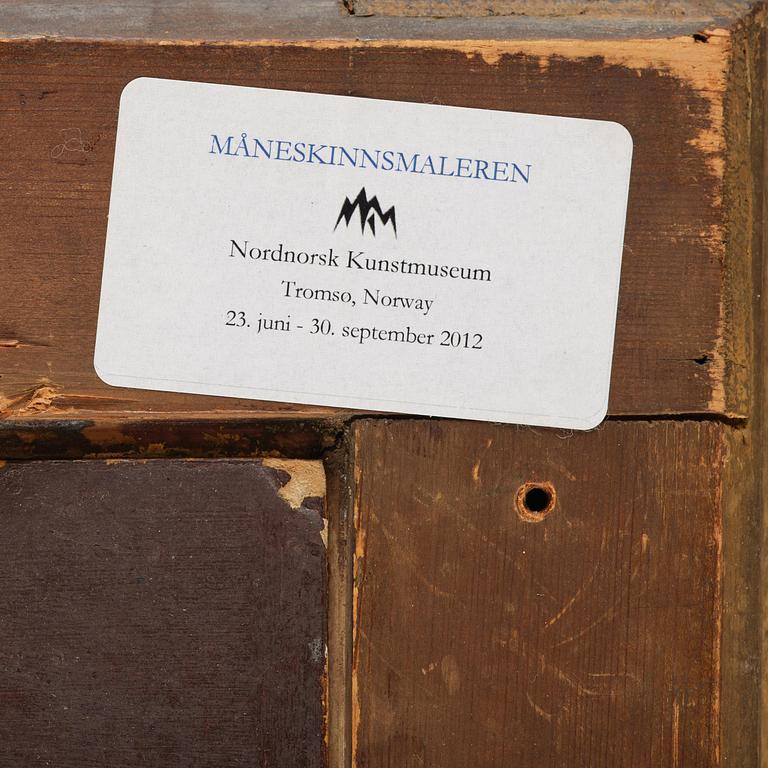 Knud Andreassen Baade, View over Dresden at sunset.