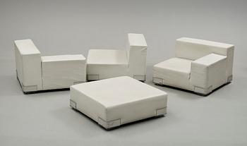 MODULSOFFA / SOFFA, 4 delar, Piero Lissoni, Kartell, formgiven 2003.