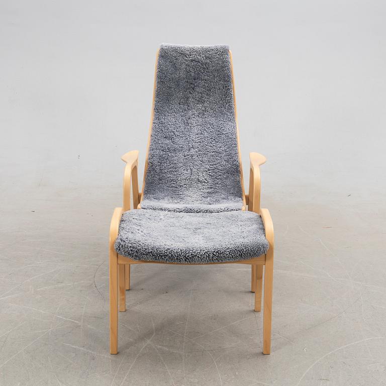 Yngve Ekström, Armchair with footstool, "Lamino", Swedese.