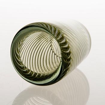 KAJ FRANCK, a 'Vire' glass vase, signed K. Franck Nuutajärvi -53.