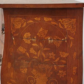 A chest of drawers, Dutch Rococo style, circa 1900.