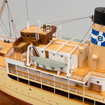 MODELLFARTYG, "Bore II", Åbo. Finland 1900-talets senare hälft.