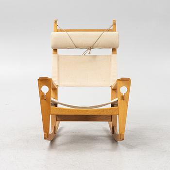 A rocking chair, 'GE673', by Hans J Wegner, for Getama, Denmark.