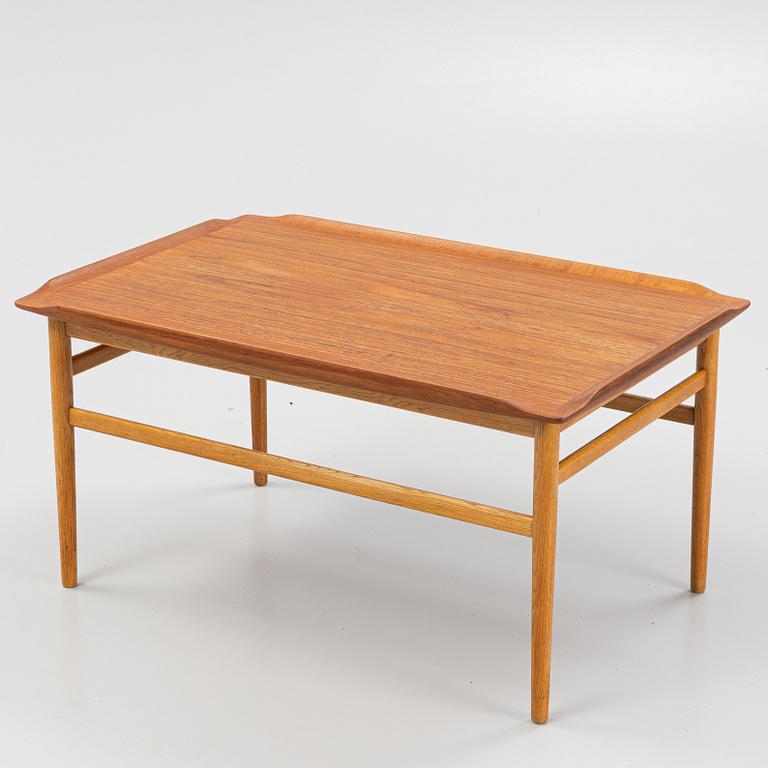 Alf Svensson, a teak-veneered coffee table, Tingströms, Bra Bohag, 1950's/60's.