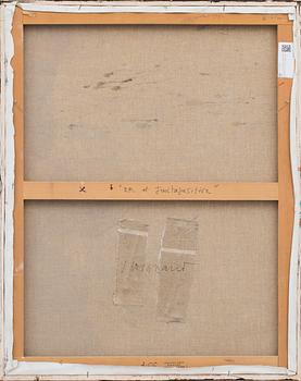 JAMES COIGNARD, olja samt applikation på duk, signerad.