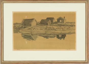 3 lithographs in colors, signed and one numbered.