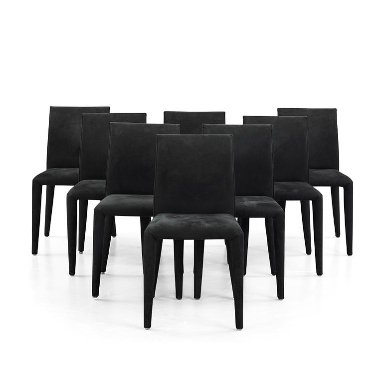 Mario Bellini, "Vol au vent", 8 chairs, Maxalto, B&B Italia, post 2001.