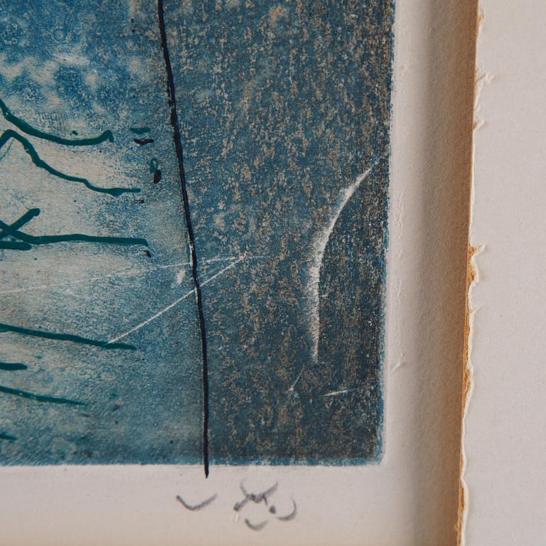 Roberto Matta, a set of eight etchings in colour, signed and numbered 21/100.