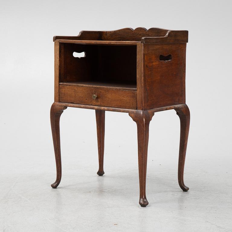 A rococo style bedside table, early 20th Century.