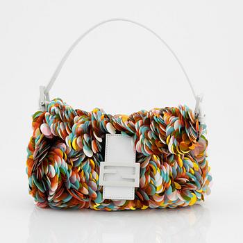 Fendi, A sequin Baguette bag.