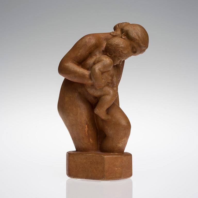 AARRE AALTONEN, skulptur, gips, i godset signerad och daterad 1914 1931.
