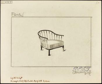 Otto Schulz, a pair of armchairs, Boet, Gothenburg 1930s-40s.