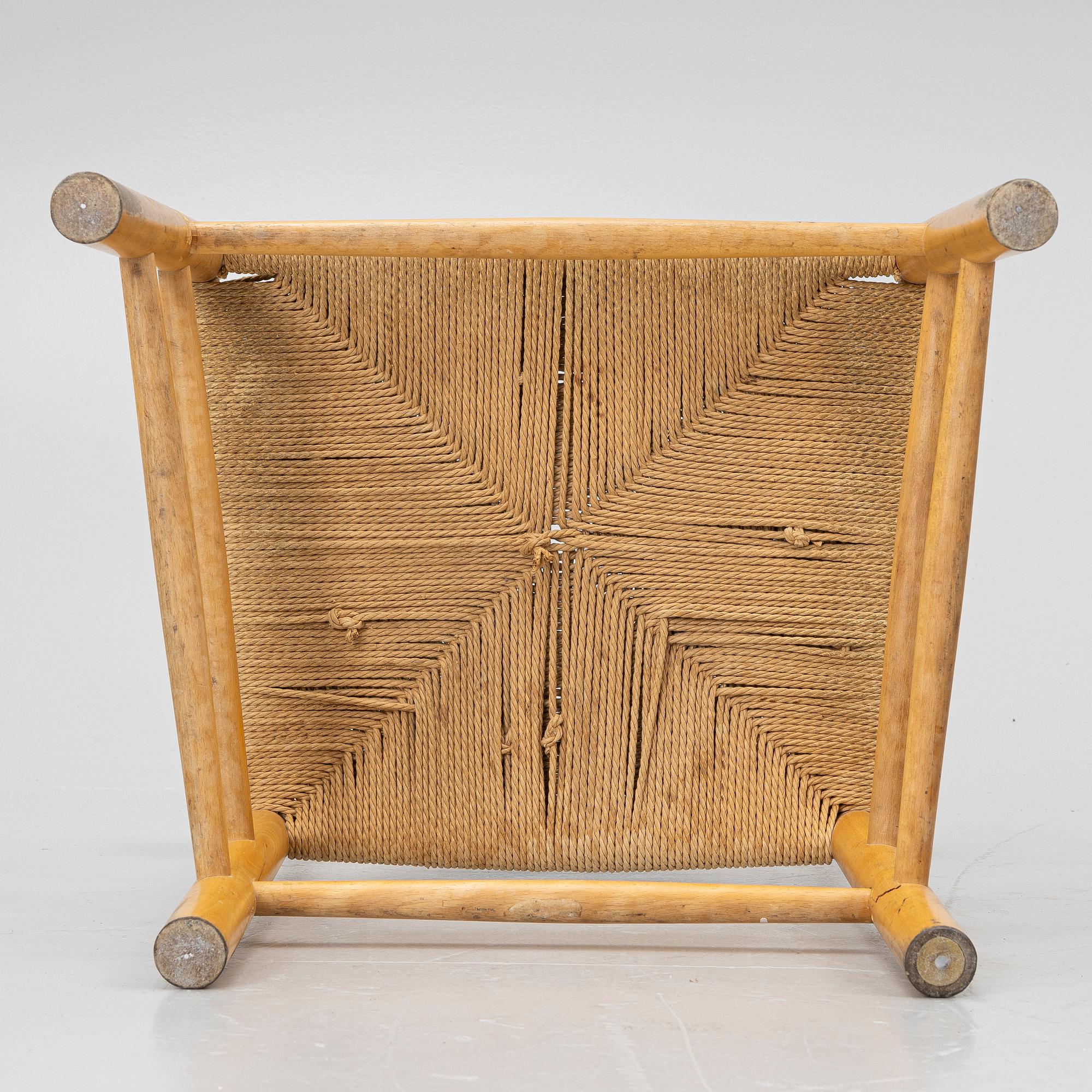 Børge Mogensen, 4 chairs, model J39. Fredericia Furniture Factory, Denmark.