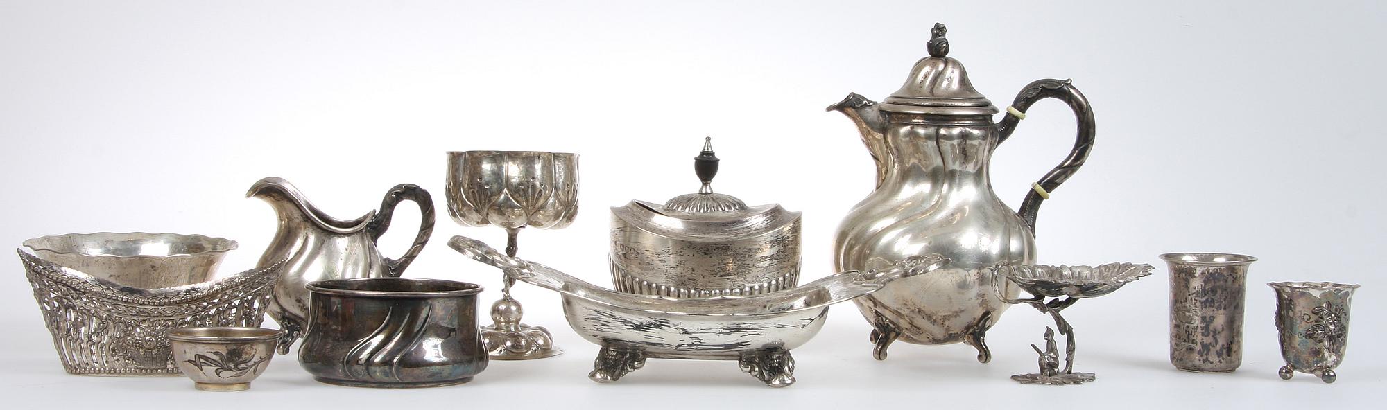 PARTI SILVER, 12 delar, 1800/1900-tal.