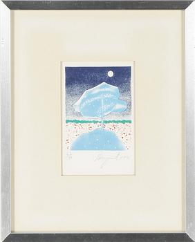 JAMES ROSENQUIST, färglitografi, signerad, numrerad 62/70 och daterad 1971.