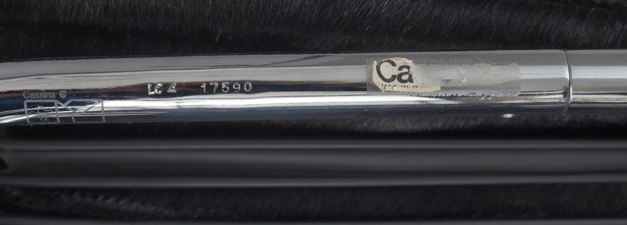 VILSTOL, "LC4", Le Corbusier, Cassina.