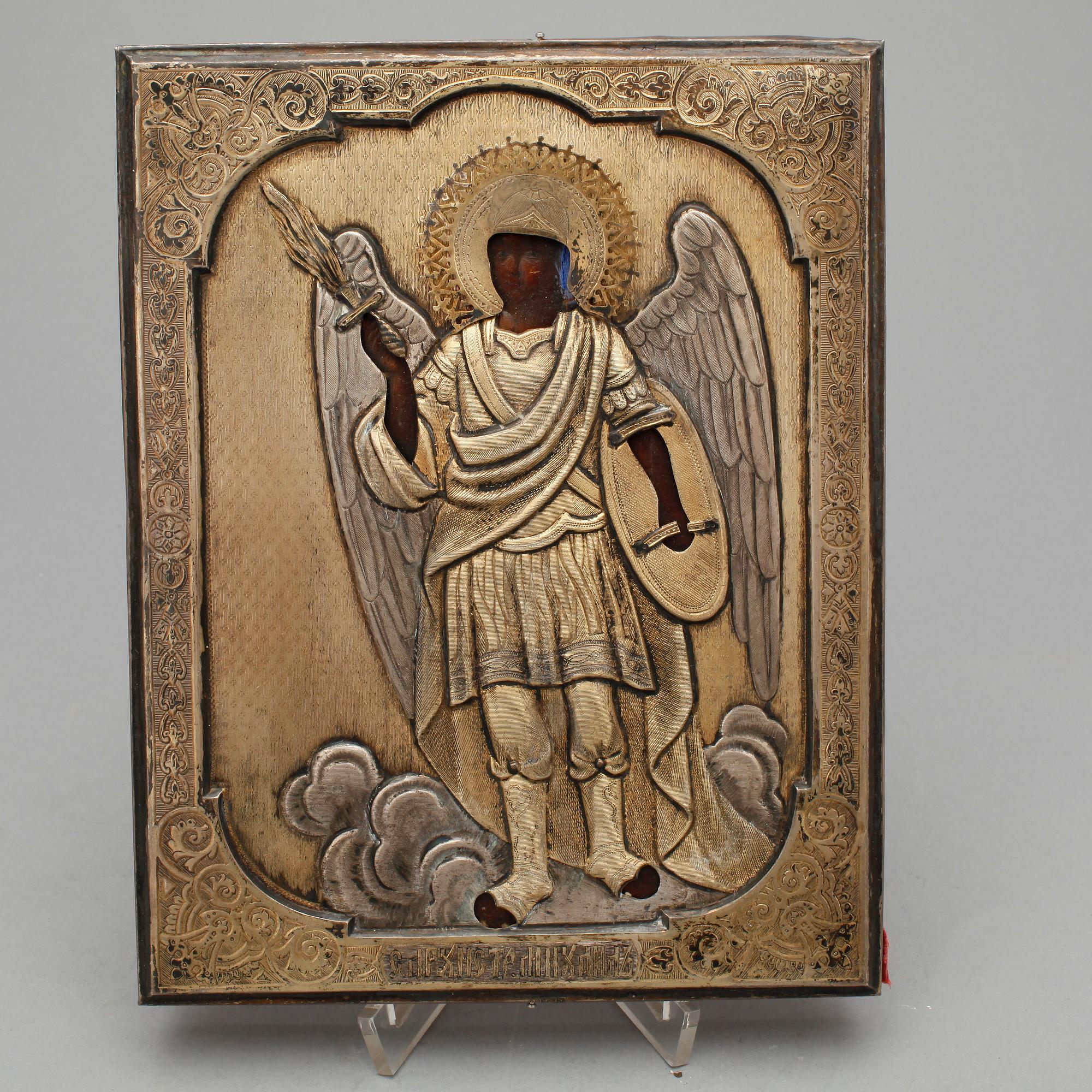 IKON, med silverrizza, Moskva, Ryssland, 1887.