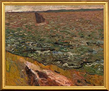 GUNNAR JONN, oil on panel, signerad och daterad 45.