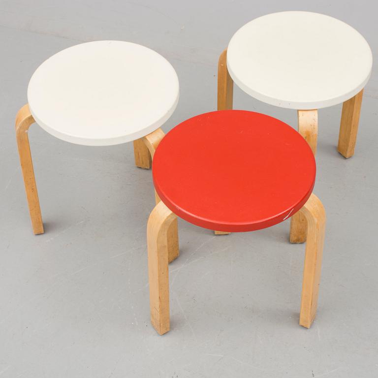 PALLAR, 3 st, "modell 60" Alvar Aalto.