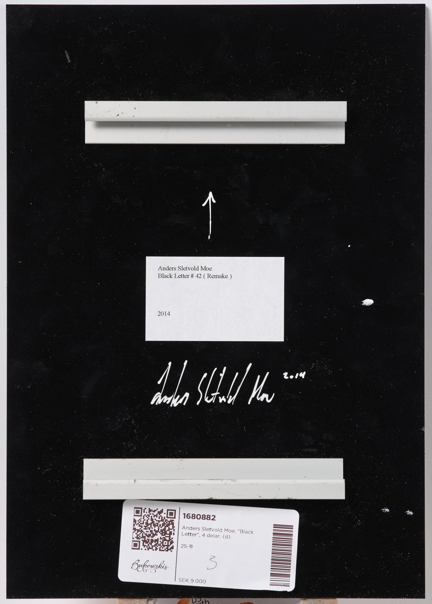 Anders Sletvold Moe, "Black Letters".