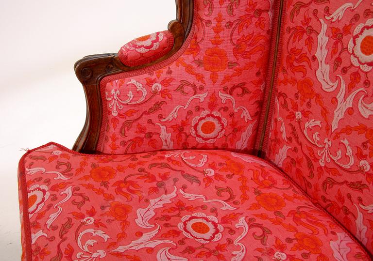 Bergère Louis XV-stil 1800-tal.