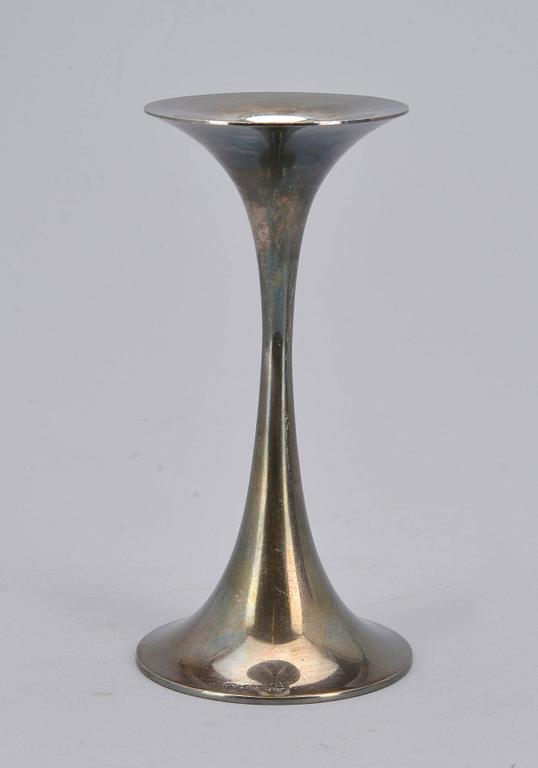 LJUSSTAKE, silver, design Tapio Wirkkala, Tavastehus 1992.