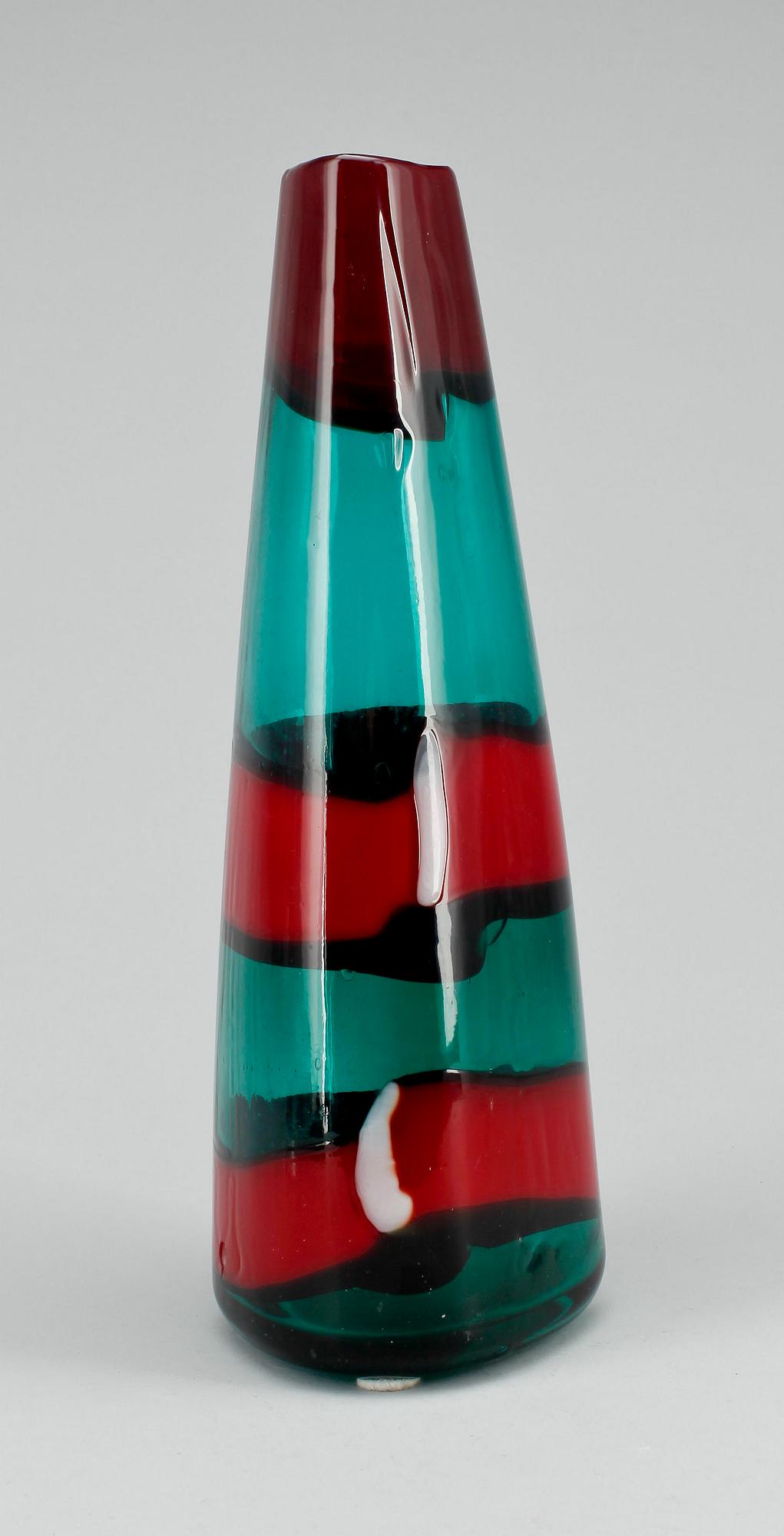 VAS / LAMPFOT, glas, Fulvio Bianconi, Venini, Italien.