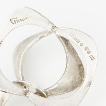 Theresia Hvorslev, a bracelet, silver, Falköping 1972. For Alton.