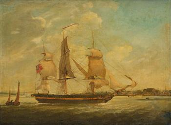 769. English school, early 19th century, Ship portrait.