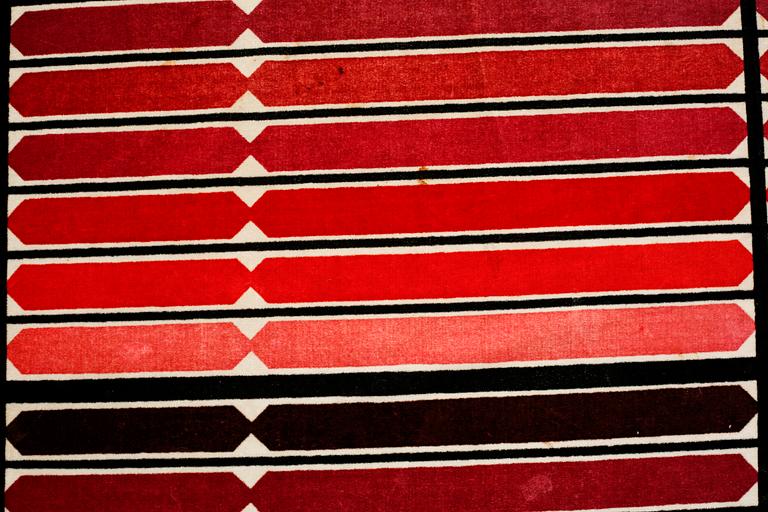ASTRID SAMPE, textilvåd, "Windy Way", Triva Textil för Nordiska Kompaniet, omkring 1900-talets mitt.