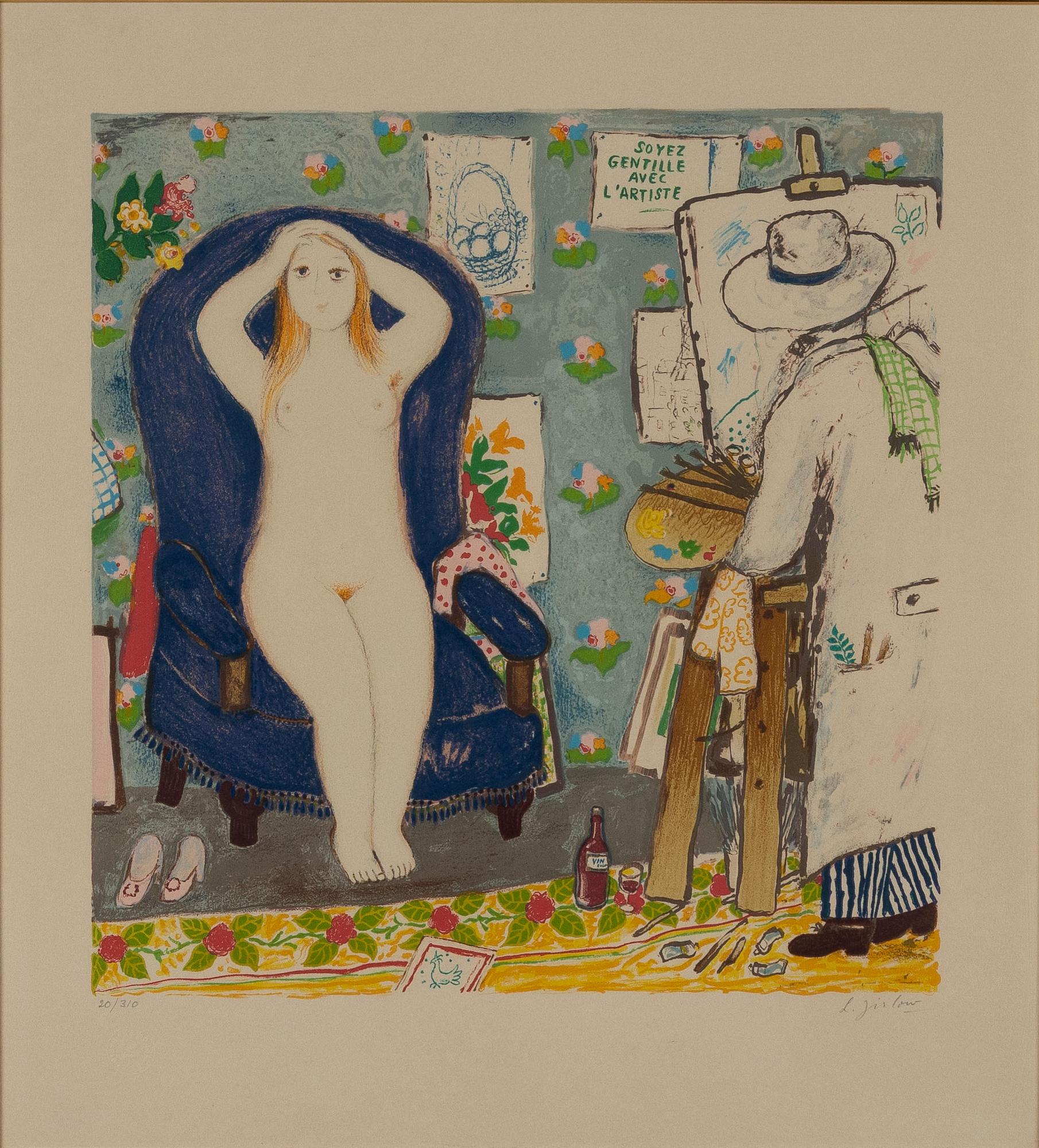 Lennart Jirlow, "Målaren och flickan".