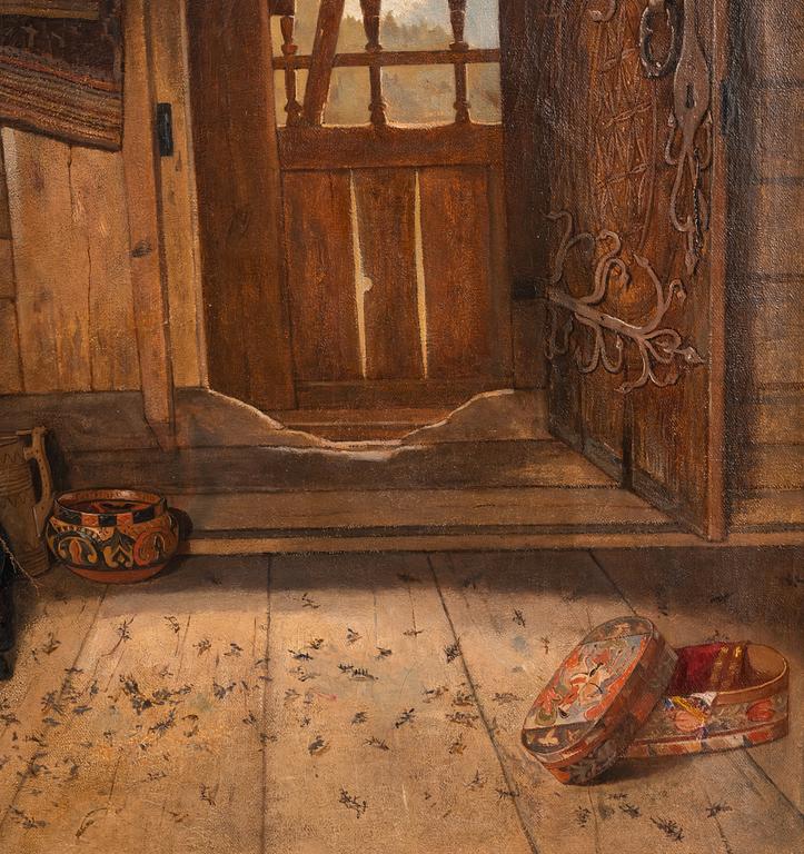 Ernst Josephson, På loftet, Numedal.