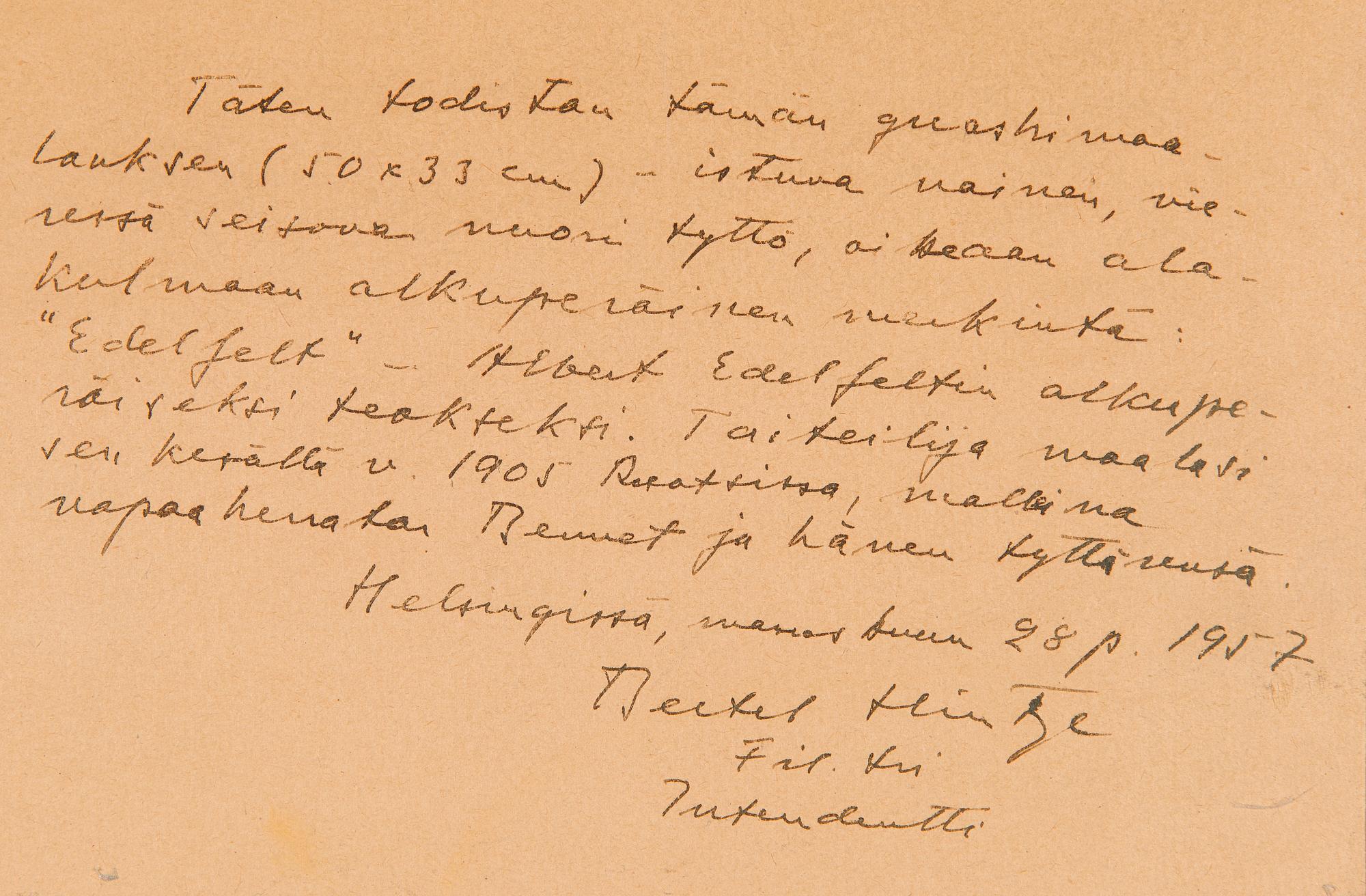 Albert Edelfelt, The Baroness Bennet with her Daughter.